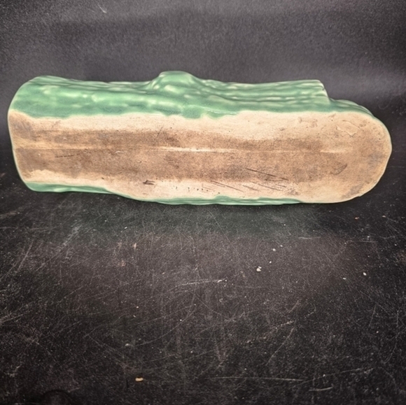 Vintage small ceramic green planter. - Picture 4 of 4